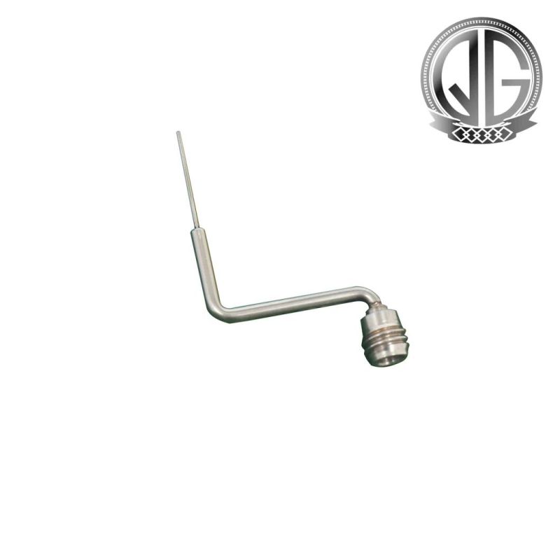 Customized Stainless Steel 90 Degree Needle with Male Thread Base