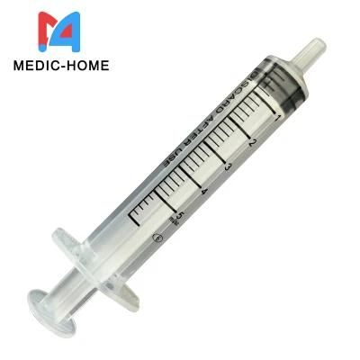 Different Sizes of Disposable Syringe Medical Plastic Syringe