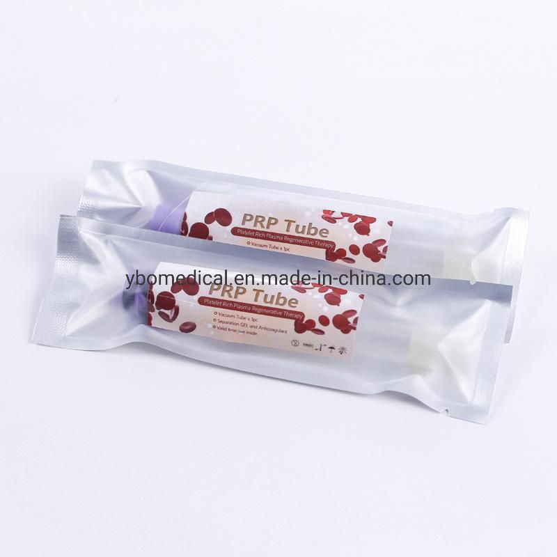 Wholesale Manufacturer Medical Disposable Blood Collection Prp Gel Tubes with CE