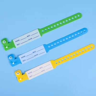 China Supply Patient Hospital ID Band Identification Bracelet for Pediatric