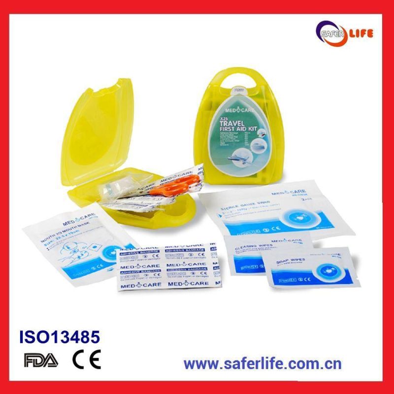 Mini Plastic First Aid Kit for Promotional Medical Gift