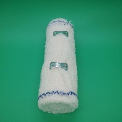 Disposiable Elastic Crepe Bandage Latex Free Bleached Cotton Yarn