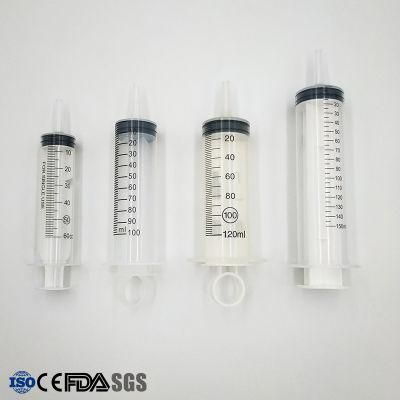 Medical Large Plastic Syringe Feeding Irrigation Use 200cc