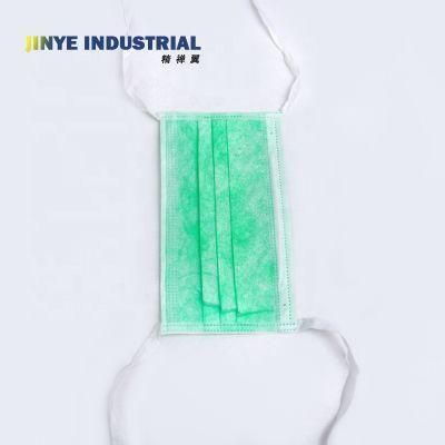 Disposable Medical3 Ply Non Woven Mask Type II Surgicaladjustable Disposable Face Mask