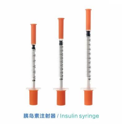 Steroid Irrigation Insulin Disposable Medical Syringe for Single Use