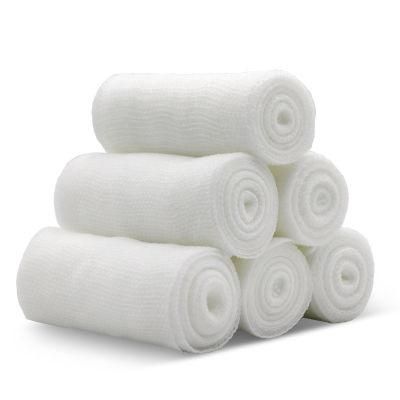 Softness Medical Wound Wrap Dressing Sterile Cotton Gauze Bandage Roll