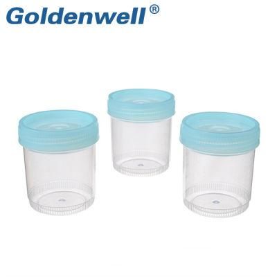 China Hot Sale Sterile Disposable Medical Plastic Screw Urine Container