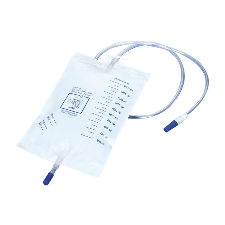 Pull Push Valve Urinary Collection Bag Urine Bag