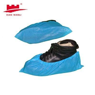 Xiantao Factory Manufacture CNAS Test Confirmed Non-Medical Supply Plastic Offer Blue Machine-Made PP Nonwoven Health Shoe Cover
