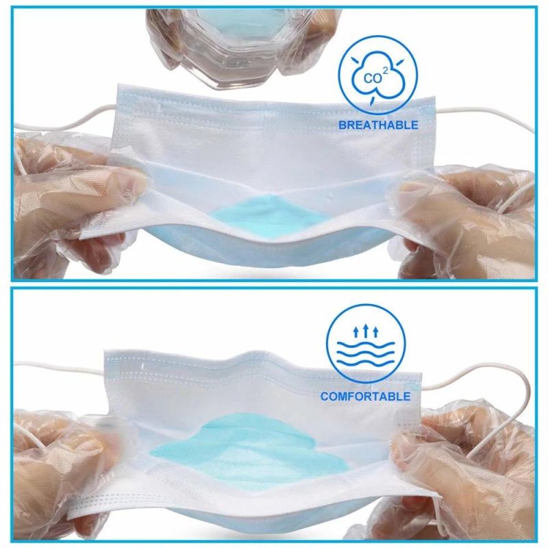 Wholesale Multi Colors 3 Ply Masker Face Disposable Earloop Disposable Face Mask Hot Sale Products