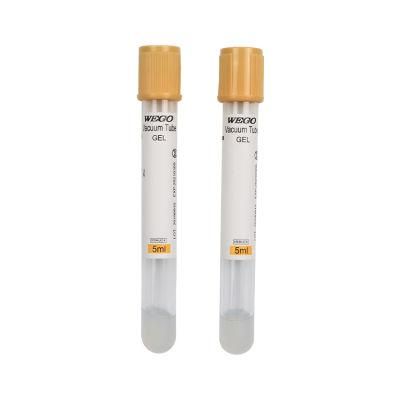 Disposable Sterile Vacuum Blood Collection Tube Pet Tube for Single Use