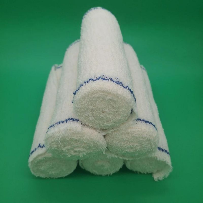 Cotton Elastic Crepe Bandage Latex Free 100% Cotton Yarn
