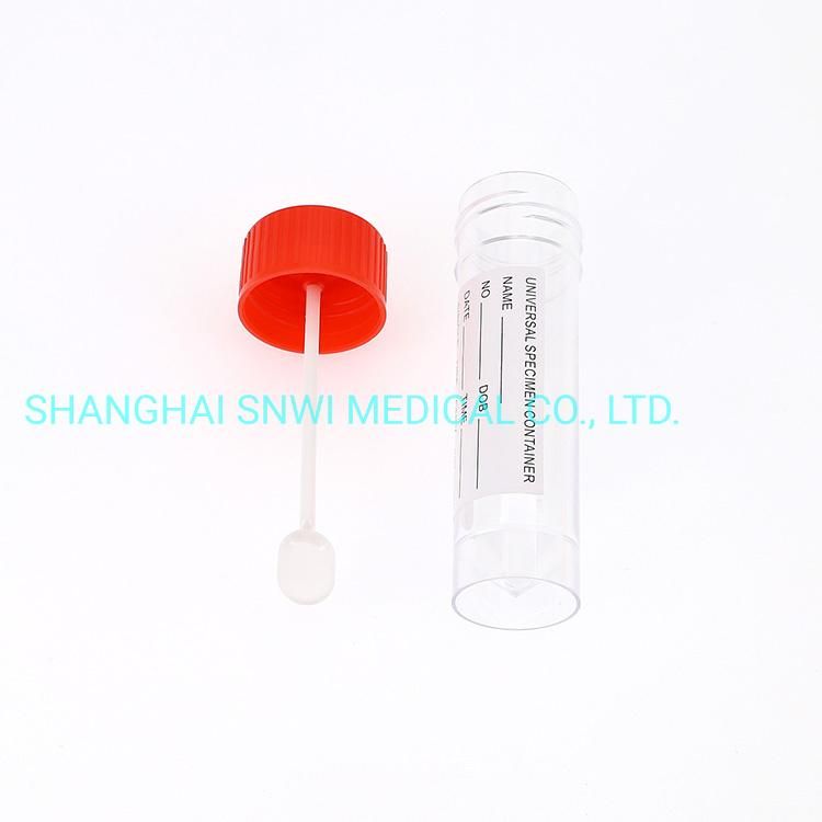 Disposable Medical Lab Use Stool Sample Collection Container with Spoon