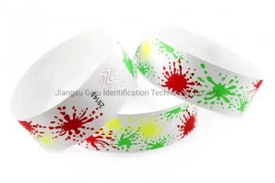 Full Color Printing Tyvek ID Wristband