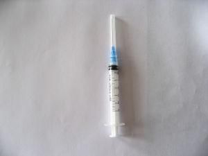Hot Sale 3-Part Luer Lock Disposable Syringe 3ml
