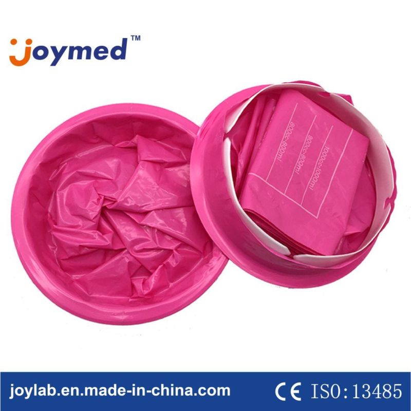 Disposable Vomit Bags 1000ml Soothing Pink for Car Motion Sickness Emesis Bags Nausea Bags Travel Motion Morning Sickness Kids