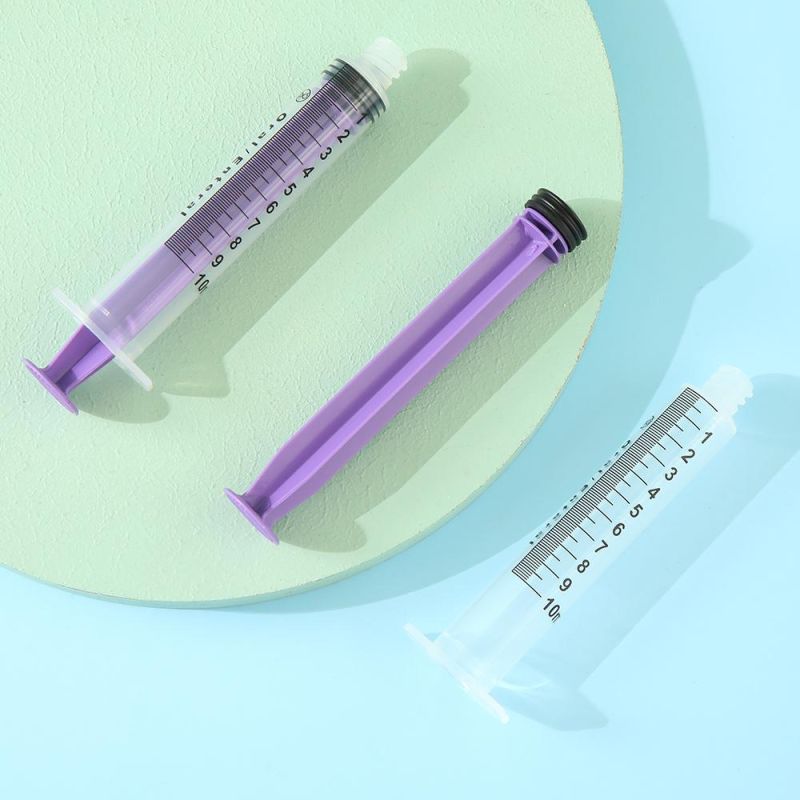 Disposable Oral 10ml Food Feeding Syringe Irrigation Syringe