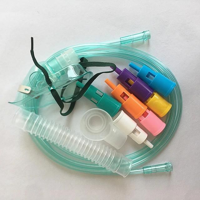 Adjustable Venturi Oxygen Mask with 7 Diluters