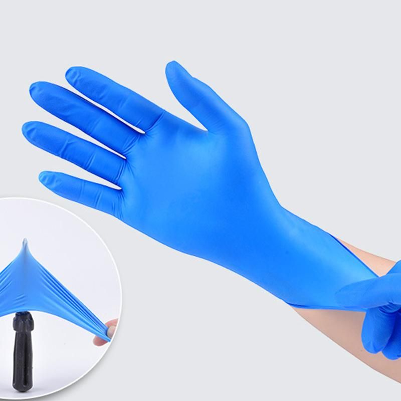 Disposable Nitrile Guantes Latex Free Powder Free Medical Surgical Home Cleaning and Food Guantes