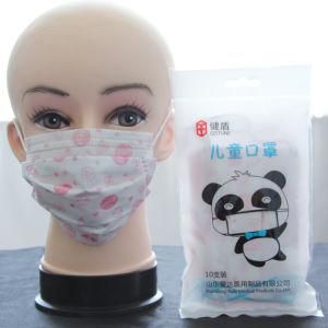 Disposable Face Mask for Kid Child Children Mask and Baby Protoctive Medical Supply and Respirator Environment for GB/T38880
