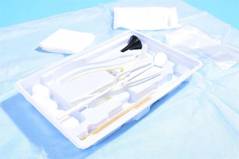 Hospital-Level Same Style, Individually Packaged, Sterile, Wholesale Medical Disposable Ear, Nose and Throat Examination Kit