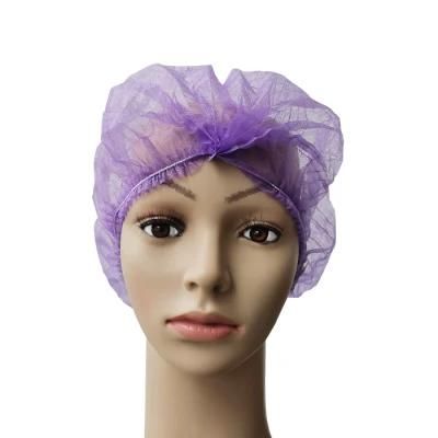 CE Certified Factory Protection Fashion Color SBPP Dust Proof Food Service Electronic Industry Disposable PP Non-Woven Head Protective Cover