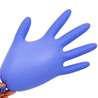 Disposable Powder Free Blue Examination Nitrile Gloves