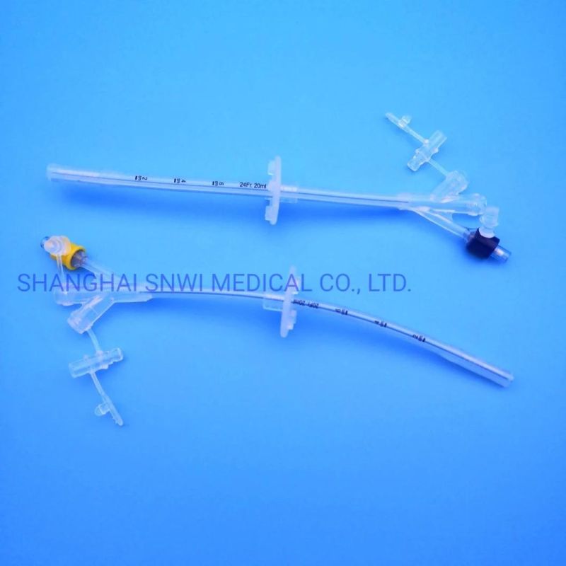 Medical Silicone Coated Eo Sterile Urethral Catheter Latex Foley Catheter Urethral Probe Latex Catheter