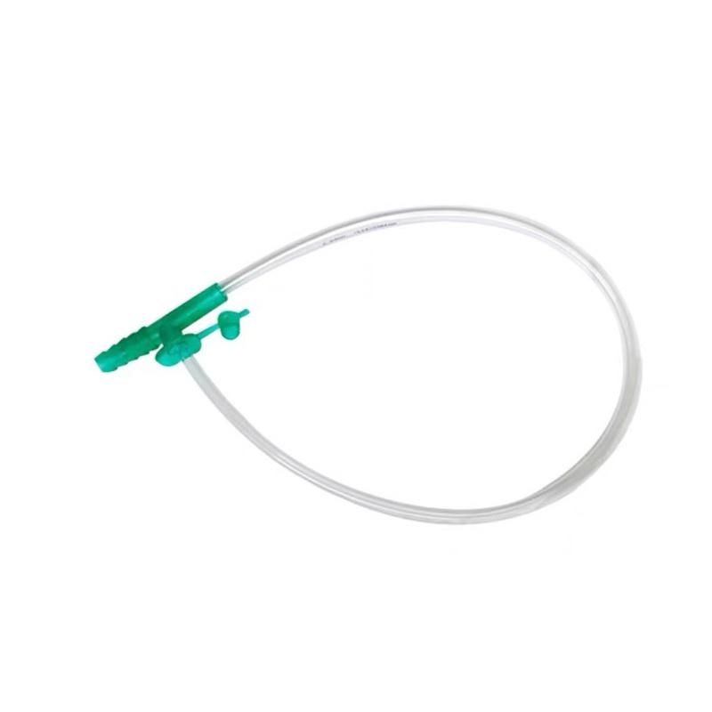Disposable Sterile Medical Grade PVC Health Sputum Suction Catheter Tube with Control Valve