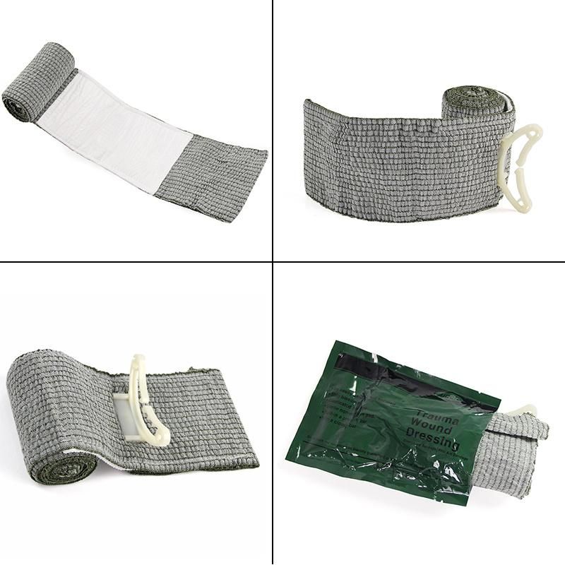 First Aid Fast Effextive Convenient Hemostasis Emergency Wound Dressing High Elastic Thick Sterile Bandage Single-Operator Tourniquet Bandage
