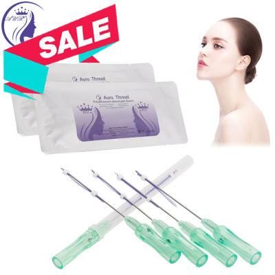 Hilos Pcl Pdo Manufacturer Eye in The Face Lifting Kits Low Price Cannula Barbed Thread