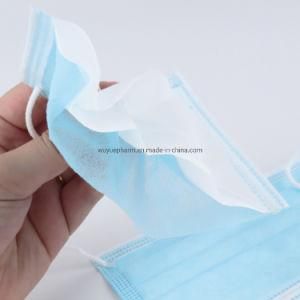 Disposable 3 Ply Non-Woven Filter Earloop Medical Surgical Face Mask Ce