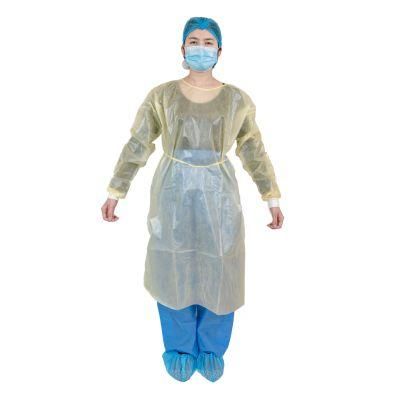 Disposable Protective SMS Surgical Waterproof Isolation Gown, Nonwoven Gowns