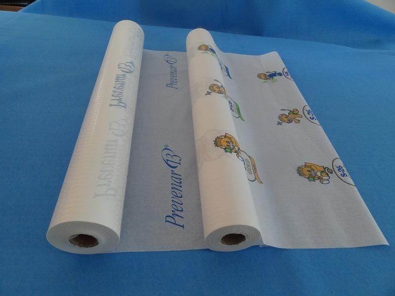 Disposable Hospital Paper Bed Roll with Printing