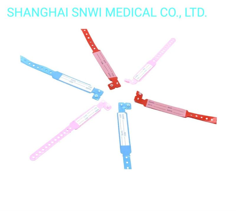 Medical Grade PVC Surgical ID Bracelets / Wristband Identification Band for Child Patient