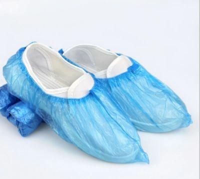 Disposable Plastic PE Shoes Cover Waterproof Anti-Slip Shoes