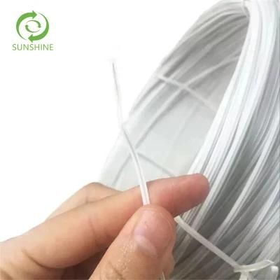 Single Core Plastic Medical Nose Wire Clip for Nonwoven Surgical Mask