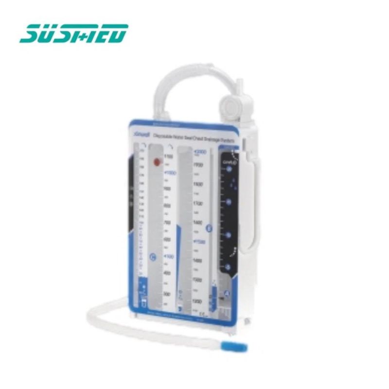 Nice Price Disposable Chest Drainage Bottle- Water Sealed Single Chamber/Twin-Chamber/Triple-Chamber