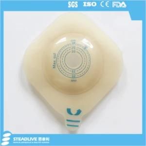 Two Piece Convex Hydrocolliod Colostomy Flange for Ostomates