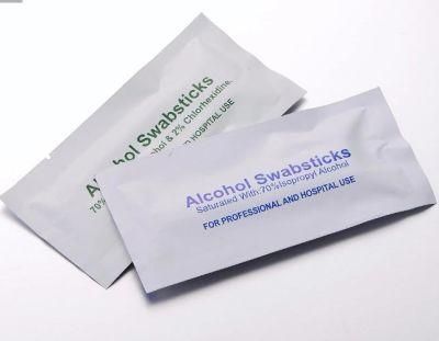 Disposable Medical Isopropyl Alcohol Swabstick for Cleaning and Disinfection Use