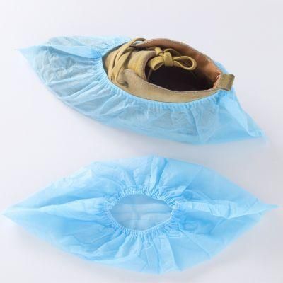 Machine Made Nonwoven One Tiem Use Medical Shoe Cover Anti Dust