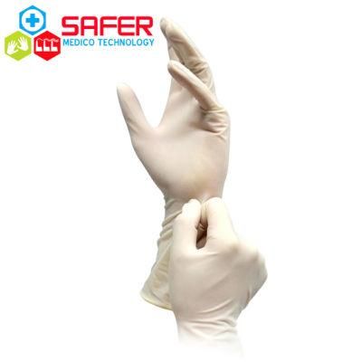 Disposable Latex Surgical Gloves Powder Free with CE and FDA