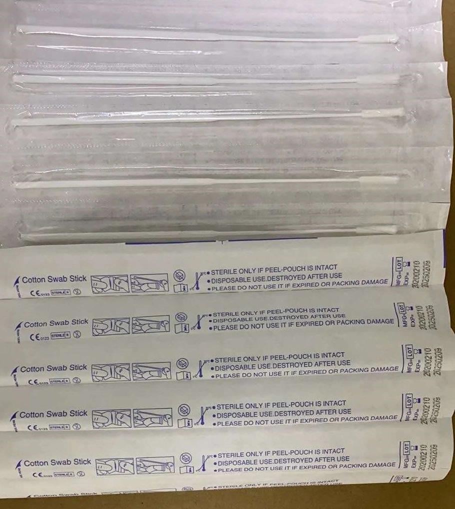 Disposable Nasal or Oral Nylon Flocked Swab for Virus Collection with CE/ISO Certificate