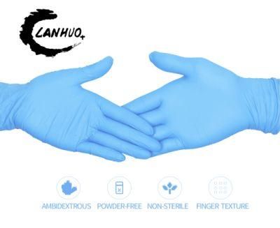 Disposable Medical Examination Nitrile Gloves En455 Certification OEM Available