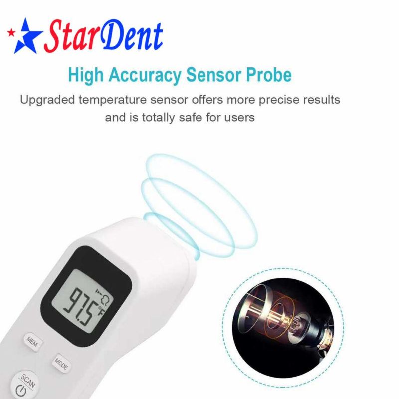 LCD Display Baby Adult Medical Non Contact Digital Clinica Electronic Ear Forehead Infrared Thermometer Gun