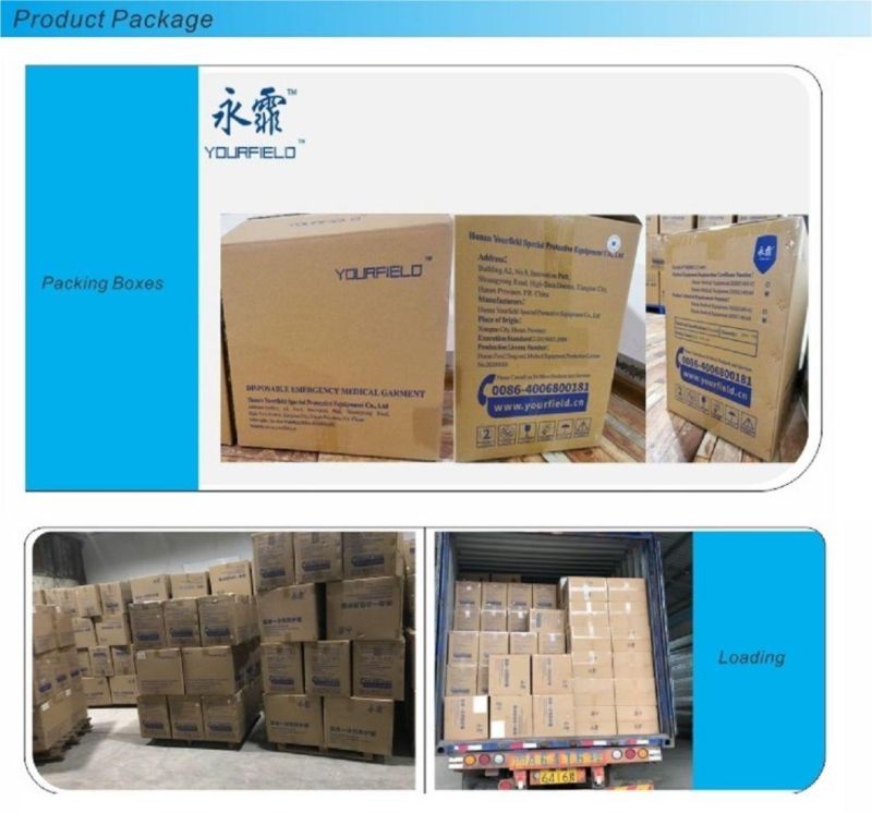 SMS 65/75/85GSM Anti-Epidemic Sterile Medical Disposable Overall