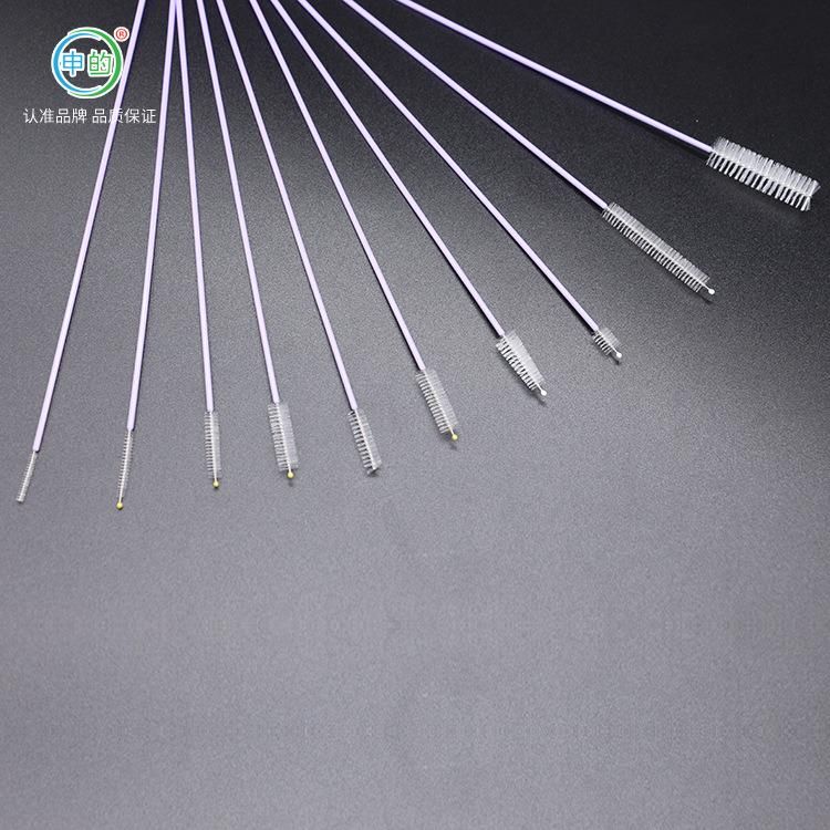 Special Cleaning Brush for Endoscope Disposable Double-Headed Long Brush Multi-Color Bronchofiber Bronchoscope Cleaning Brush