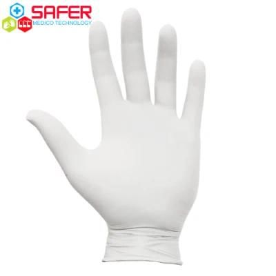 Cheap Nitrile Gloves White Powder Free Disposable with High Quality