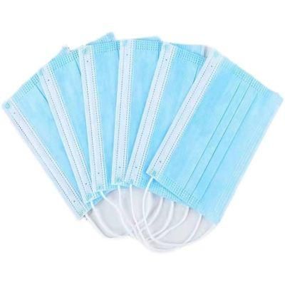 Disposable Medical Single Use Blue 3ply Face Mask