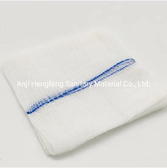 Medical Wound Care Non Sterile Cotton Folded Gauze Swab